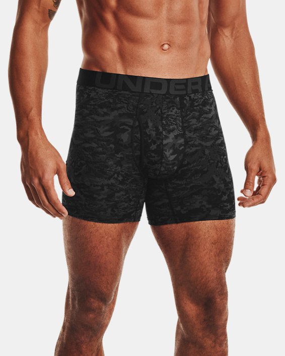 Men's Charged Cotton® 6" Boxerjock® – 3-Pack, Black, pdpMainDesktop image number 0